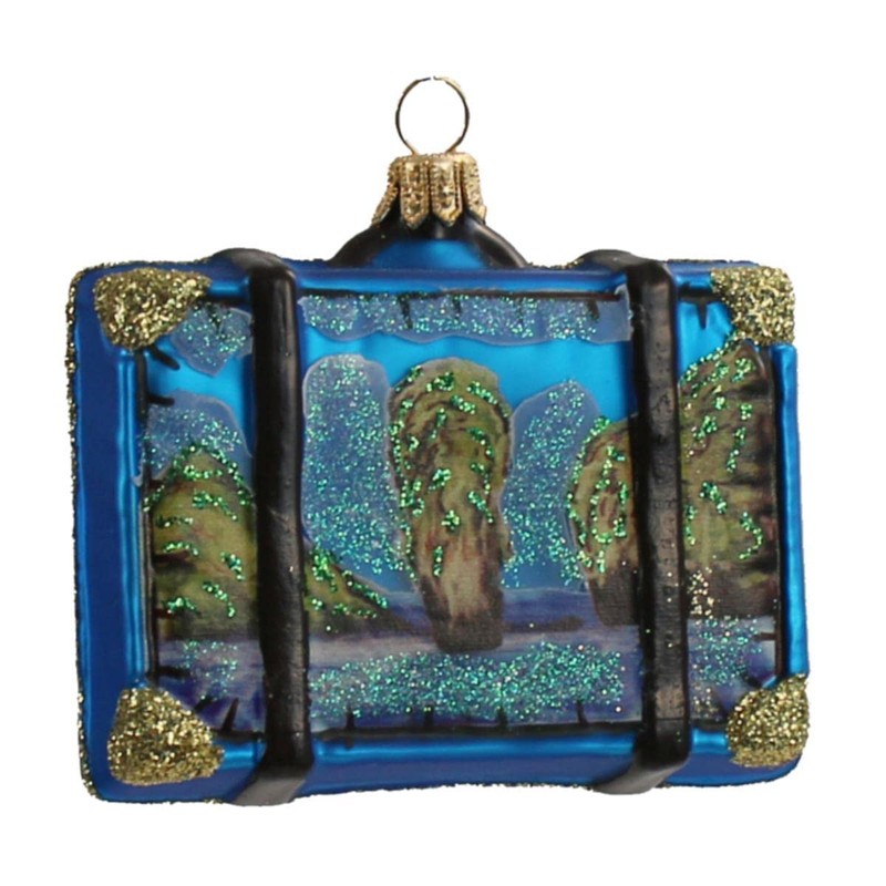 440s Christmas Tree Hanger Thailand Suitcase - Bangkok's Landmarks and