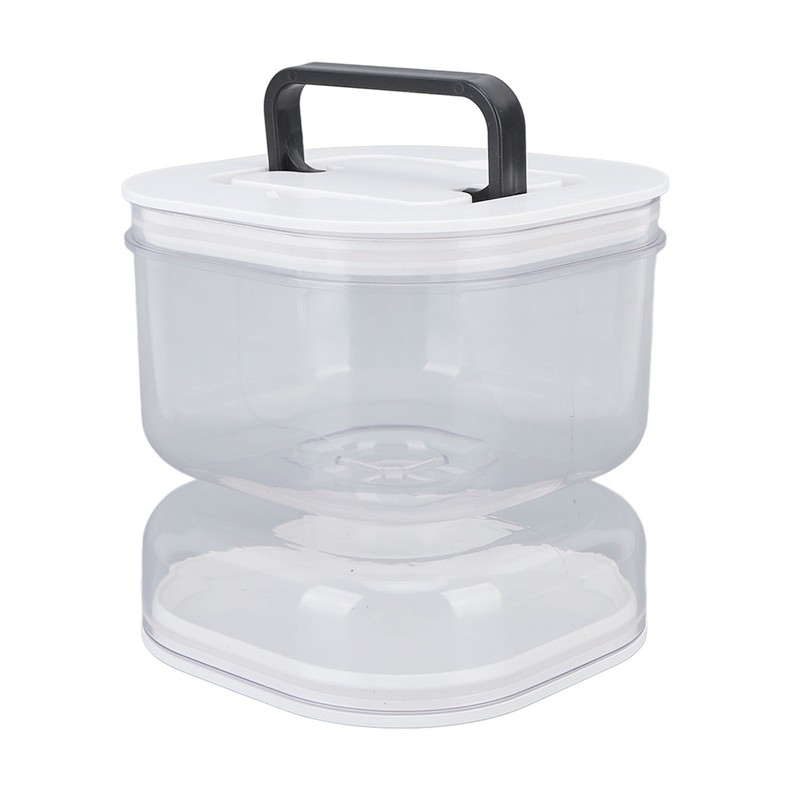 Pickle Jar with Strainer Flip Leak Proof Pickle Juice Separator