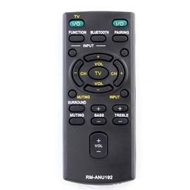 RM-ANU192 Replace Remote Control Work for Sony Soundbar SACT60BT SS-WCT60 SSWCT60 SA-CT60BT SACT60 SA-CT60 SACT60BT SA-CT60BT SSWCT60 SS-WCT60 HT-CT60BT HTCT60BT HTCT60 HT-CT60 HTCT60BT HT-CT60BT