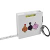 Azeeda 'Three Chunky Chickens' Keyring Tape Measure/Spirit Level Tool (KM00034831)