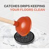 Dealsgogo Plunger Tray - Plunger Mat Air Drying Mat for