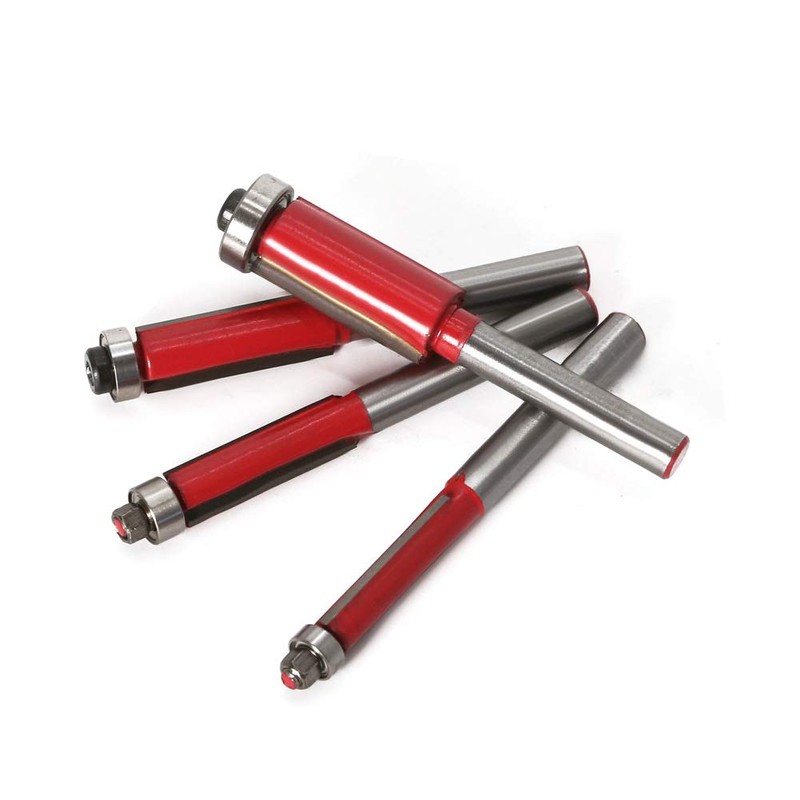 Baorder 6 mm Shank 4 Pieces Milling Cutter Groove Cutter