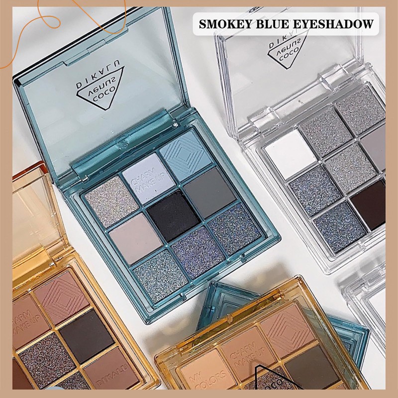 Eyeshadow Palettes, Matte Blue Eye Shadow Pallets For Women, Highly