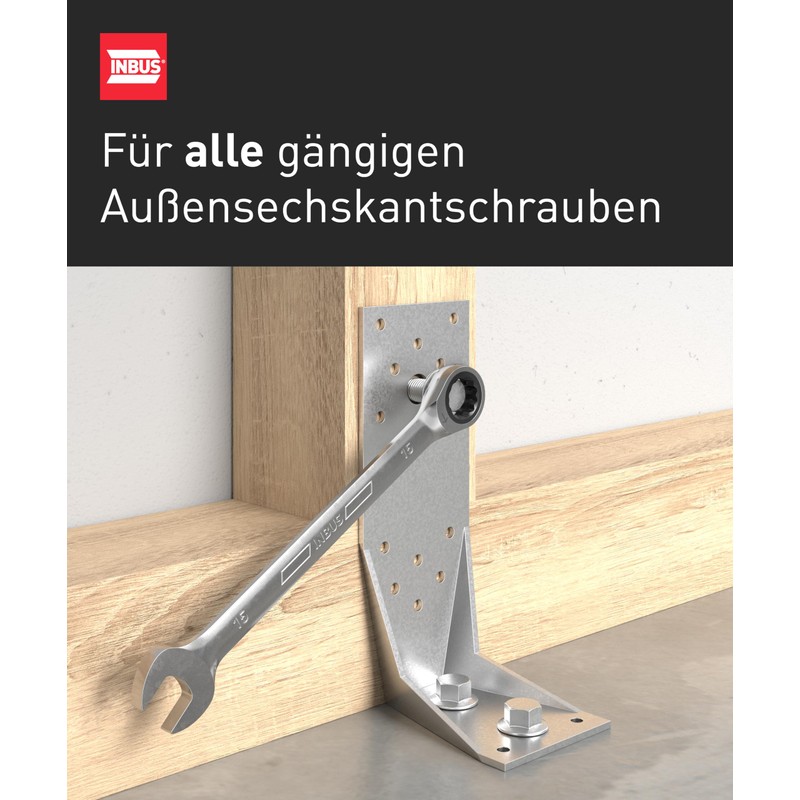 INBUS® 74056 Combination Ratchet Wrench 19 mm