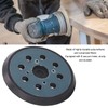 125mm Polisher Backing Plate with 8 Vacuum Holes - Polyurethane