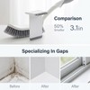 2-in-1 Kitchen Sink Squeegee & Scrub Brush - White