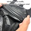 hssopa Pack of 150 Bin Liners with Carry Handle, 32