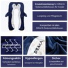 DRACA Side Sleeper Pillow for Children, Original Pillow Cover, Penguin,