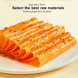 Spicy Strips - Spicy Gluten Latiao, Chinese Special Casual Snack Food, Made From Wheat/Chili/Spice, Low Sugar and Low Calories, Best Vegan, 118g (Pack of 3)