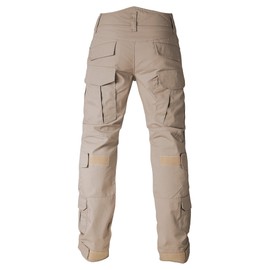 OCANXUE Tactical Pants Camo Cargo Pants for Men Outdoor Hiking Pants Ripstop Work Pants Multi Pocket Pants No Belt No Knee Pads Khaki 34