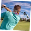 NOLITOY 2pcs Golf Weighted Swing Rings Golf Training Aid Tool