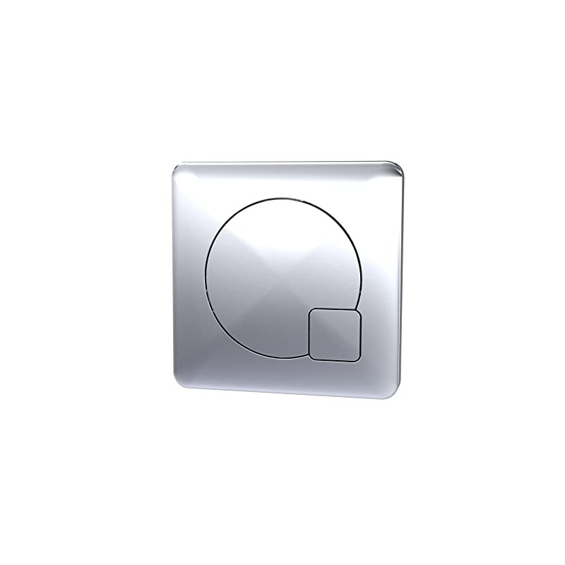 nuie MDPB01 Modern Bathroom Dual Flush Square Push Button for