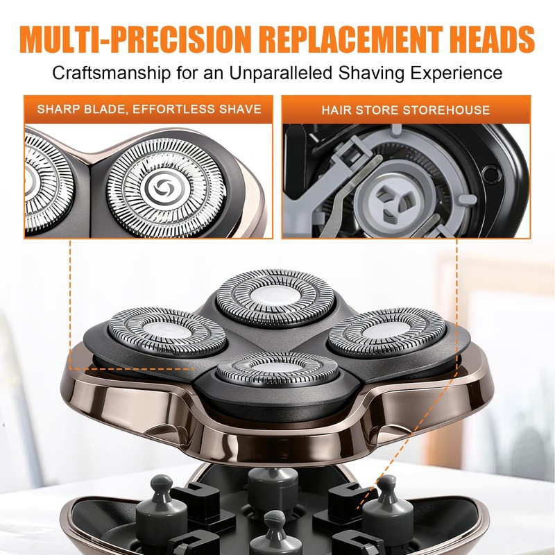 Replacement Blade Shaver PRO 4 Head for Electric Shaver Compatible