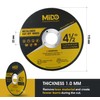 MIDO Professional Abrasive Cutting Discs 20-pack 115 mm Ultra Thin