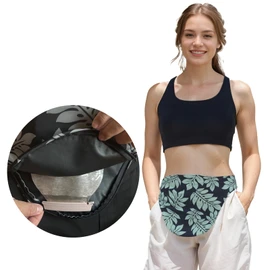 wearwan Colostomy Bag Covers for Women and Men, Ostomy Bag Covers, Ostomy Belt Abdomen, Leaf(XL)