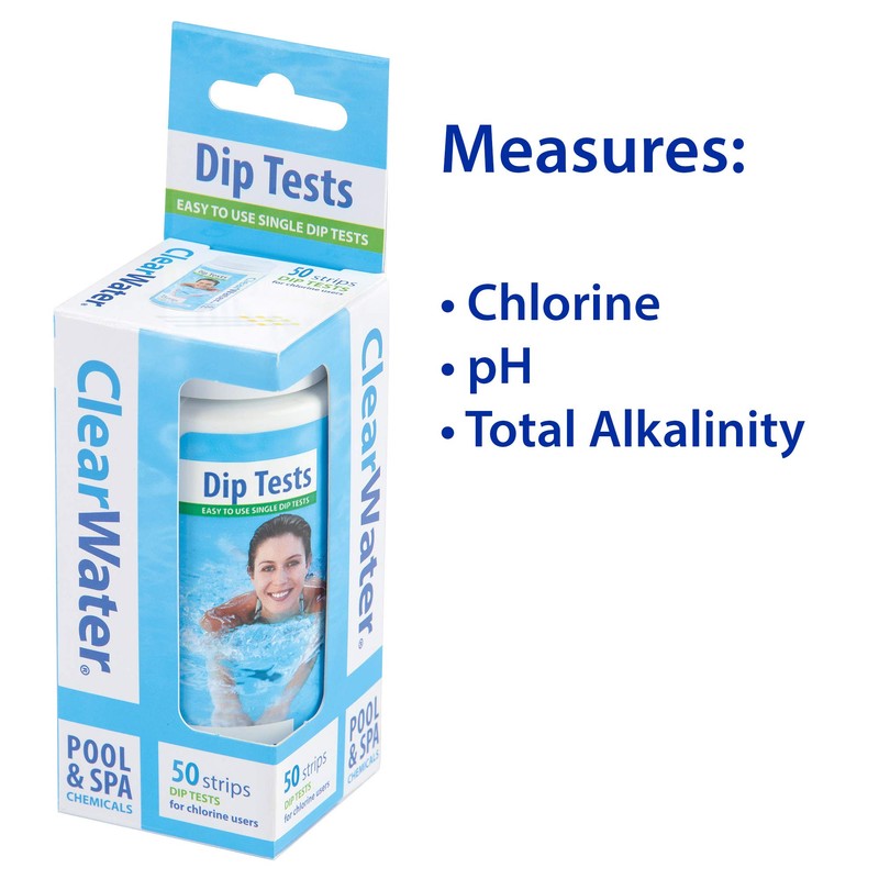 Clear water Hot Tub, Pool and Spa Test Strips x