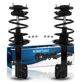 Detroit Axle - 1.8L Front 2pc Struts for 2014-2019 Toyota Corolla, 2 Struts w/Coil Spring Assembly 2015 2016 2017 2018 Replacement Strut Shock
