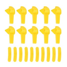 Suuonee Cabeza de desmontaje del neumático, protector universal del borde del inserto del pato desmontable de montaje del cambiador de neumáticos 20pcs