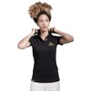 Cressi Polo Donna Nero/Giallo S