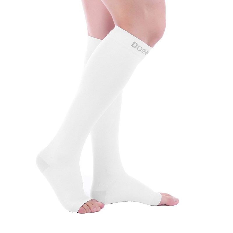 Doc Miller Open Toe Compression Socks for Men & Women,