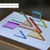 Light Experiment Loose Parts Learning Kit, Light Table Transparent Materials,