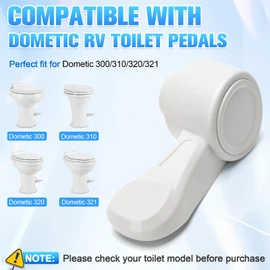 Xastro Upgraded RV Toilet Flush Pedal Replacement for Dometic 300/310/320/321 Foot Pedal Repair Complete Kit for Dometic RV/Camper Toilets