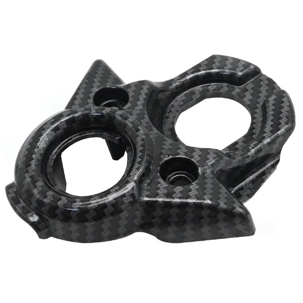 EATAKWARD Imitation Carbon Fiber Ignition Key Switch Cover, Replacement for