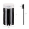 100 Pcs Disposable Mascara Wands, Eyebrow Spoolies Brush for Eyelash