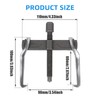Dfuqanb Gear Bearing Puller, 6 Inches, Jaw Puller, Adjustable 2
