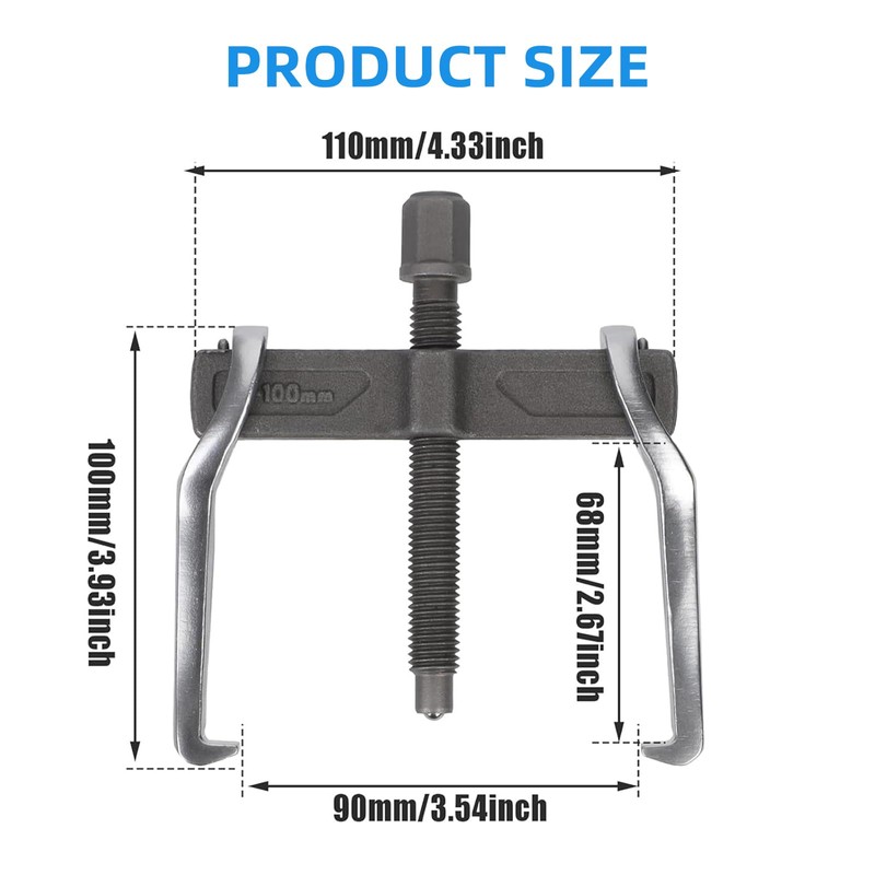 Dfuqanb Gear Bearing Puller, 6 Inches, Jaw Puller, Adjustable 2