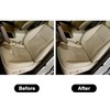 Priprilod Tan Perforated Leather Driver Side Bottom Replacement Seat Cover