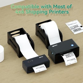 500 Labels – 4" x 6" Direct Thermal Shipping Labels, Fanfold Style, Strong Adhesive, Portable Address Labels, Commercial Grade, for Thermal Printers