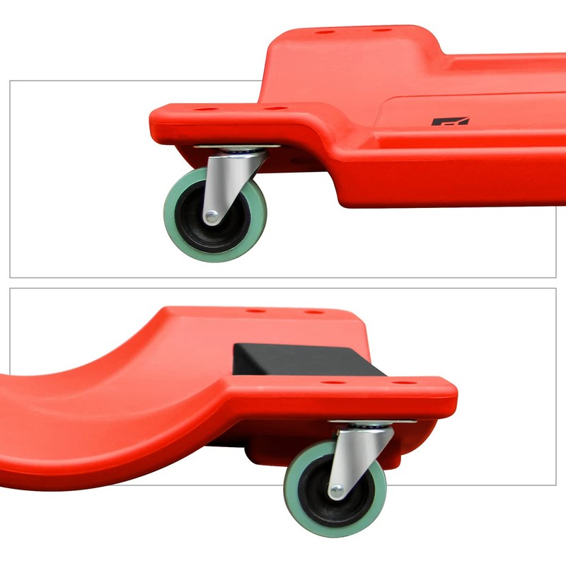 DNA MOTORING 40 Inch Mechanic Creeper, Blow Molded Low Profile