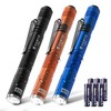 FORTO LED Pen Light, 200 Lumens Pocket Flashlight, IP67 Waterproof,