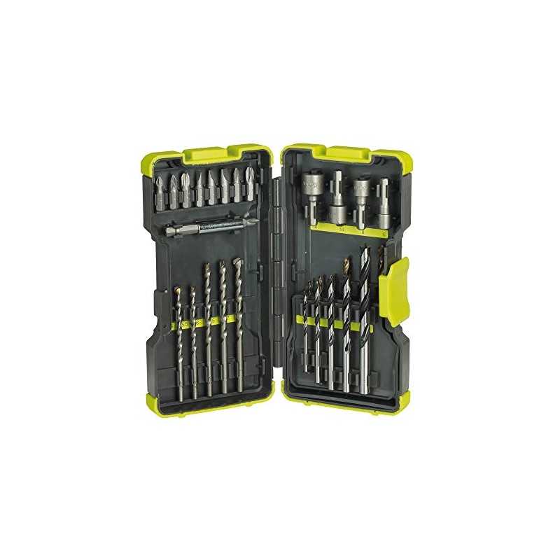 Ryobi RAK30MIX Mixed Drilling and Driving Bit Set, 30 Piece