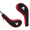 Andux Number Print Golf Iron Club Head Covers Zipper Long