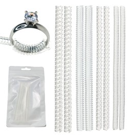 Ring Sizer Adjuster for Loose Rings – 8 Pack, with 4 Sizes for Different Band Widths 3mm to 5mm & Ring Width: 1mm-8mm – Ring Guards for Women Loose Rings