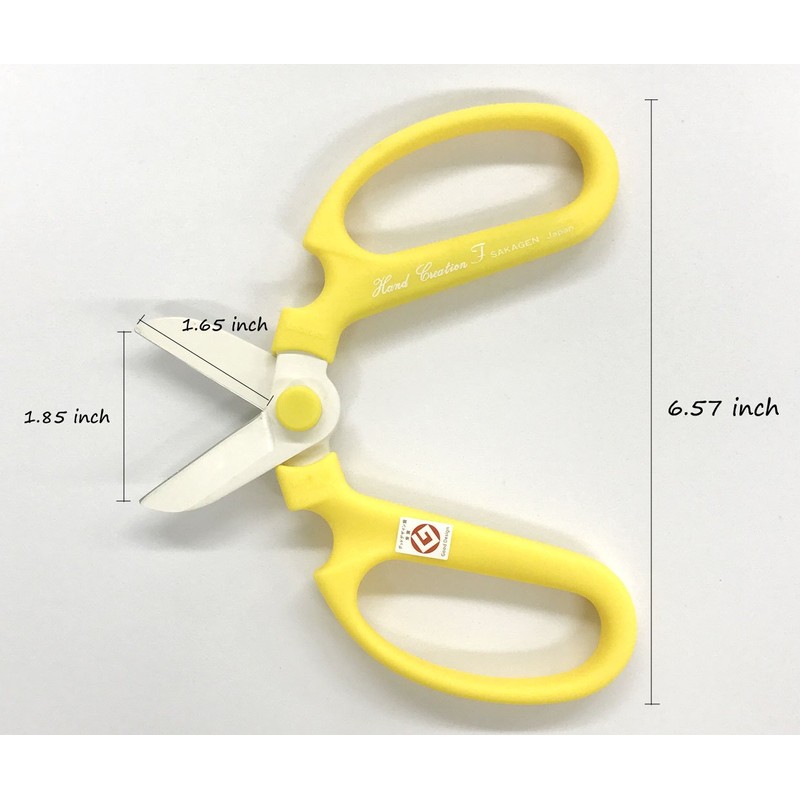 Flower Scissors Hand Creation F-170 limited color Yellow