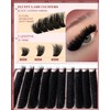 Fluffy Lash Clusters 300D D Curl 12-16mm Soft Band Volume