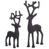 Brandsseller Decorative Figurine 24 cm Reindeer Deer Metal Sculpture Decoration