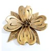 Solid Brass Round Flower Door Knocker - Holiday Gift
