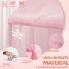 ZRVTM Princess Bed Canopy for Girls - Pink Bed Canopy