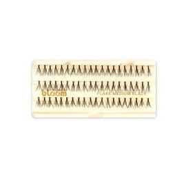 12 Pestañas de Cabello Natural Remy BLOOM 3x3 Mediana