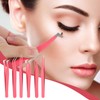 6 Pack Lash Tweezers For Eyelash Extensions,Fiber Tip Lash Tweezers,Precision
