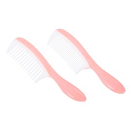 Baluue Portable Comb 2pcs Plastic Hair Brush Wide Tooth Hair Comb for Styling Hair Cutting Tool
