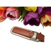 Real leather brown keychain USB Flash Drive 16GB - Memory