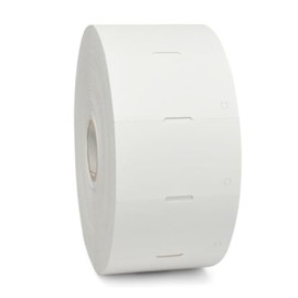 Zebra’s Direct Thermal 7.5 mil Tag, Paper 2.25 inch x 1.37 inch Z-Select 4000D 1 inch Core 1600 Tags per Roll 6 Rolls per Ctn Top Coated Paper Perforated 5 inch Outer No Adhesive/Tag, White 10010054