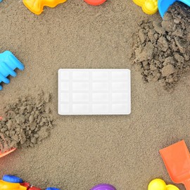 STOBOK Mini Brick Mold 3Pcs Silicone DIY Craft Mold for Miniature Landscape Building Nonstick Brick Making for Resin Concrete Plaster Chocolate