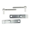 National Hardware N130-005 290BC Screw Hook/Strap Hinges in Zinc plated,