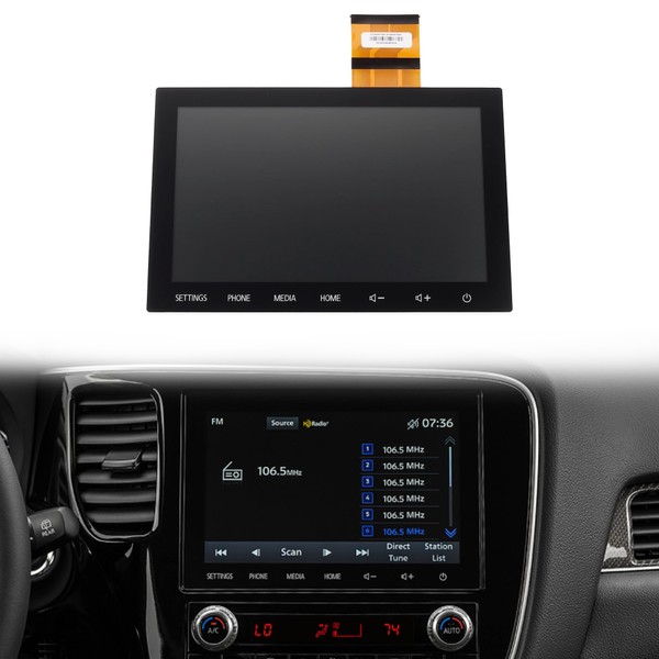 Dasbecan 8" Touch Digitizer LCD Screen Radio Compatible with 2020